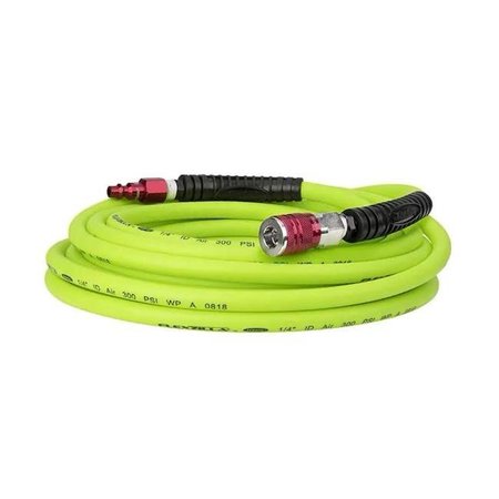 FLEXZILLA Flexzilla HFZ1425YW2D 0.25 in. x 25 ft. Air Hose with Coupler Plug Type D Red HFZ1425YW2D